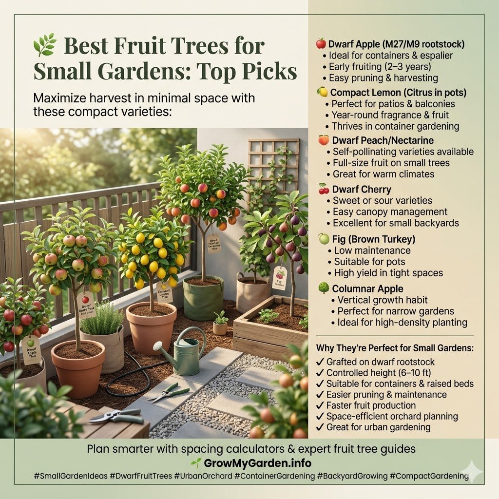 Best Fruit Trees for Small Gardens: Top Picks