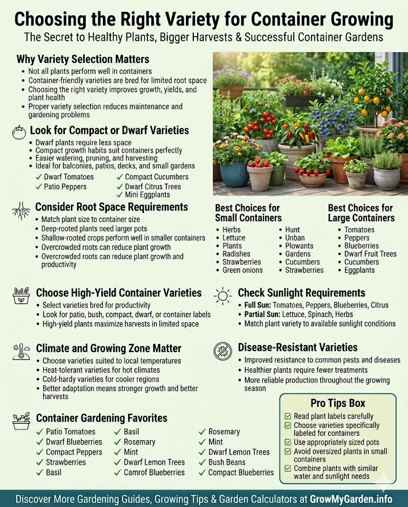 Choosing the Right Variety for Container Growing
