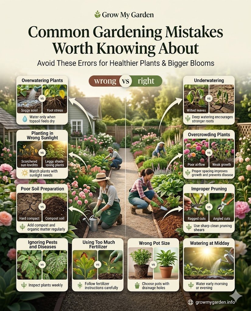 Common Gardening Mistakes Worth Knowing About