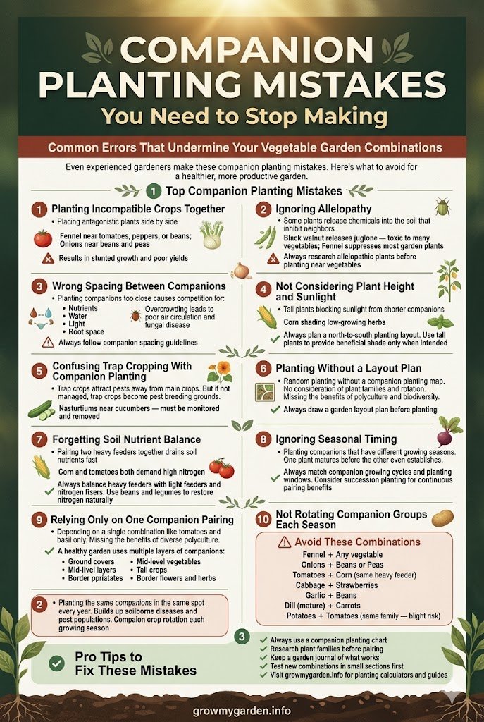 Common Mistakes That Undermine Your Companion Planting Combinations
