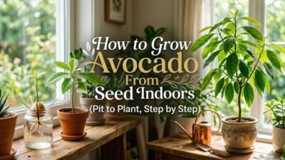 How to Grow Avocado From Seed Indoors