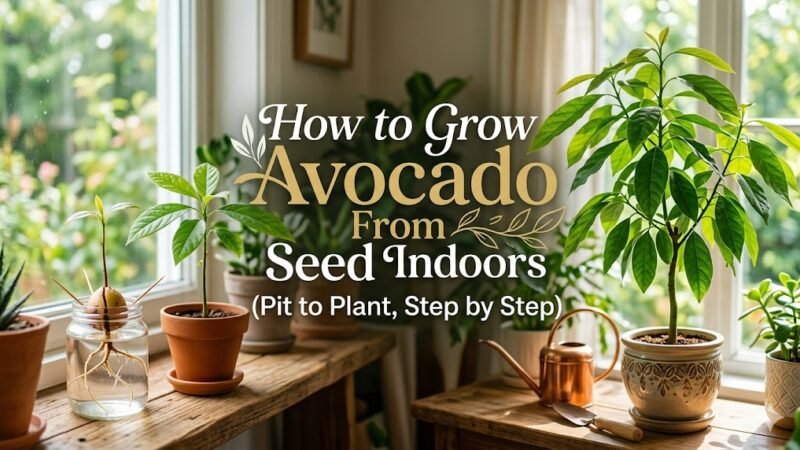 How to Grow Avocado From Seed Indoors
