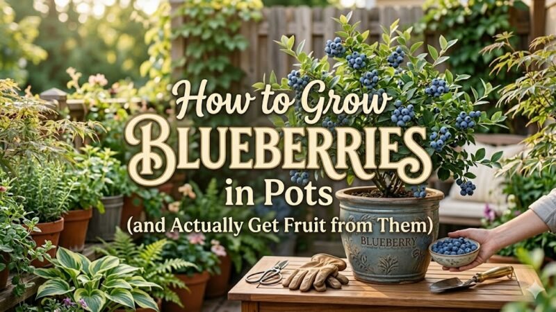 How to Grow Blueberries in Pots