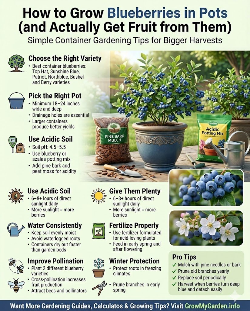 How to Grow Blueberries in Pots (and Actually Get Fruit from Them)