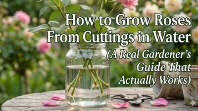 How to Grow Roses From Cuttings in Water