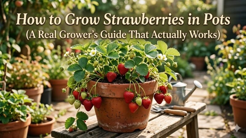 How to Grow Strawberries in Pots (A Real Grower's Guide That Actually Works)