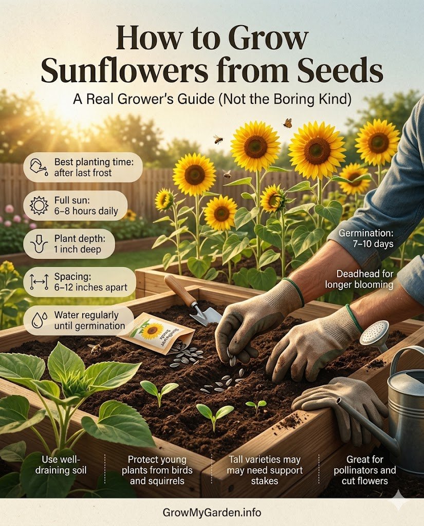 How to Grow Sunflowers from Seeds: A Real Grower's Guide (Not the Boring Kind)