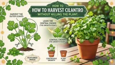 How to Harvest Cilantro Without Killing the Plant