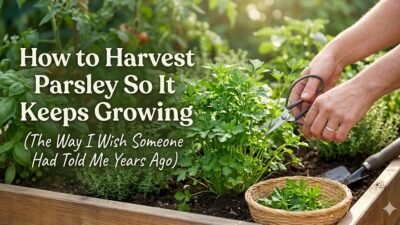 How to Harvest Parsley So It Keeps Growing