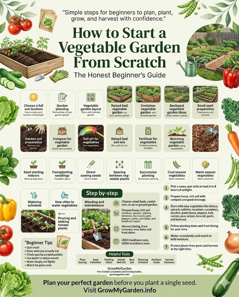 How to Start a Vegetable Garden From Scratch: The Honest Beginner's Guide