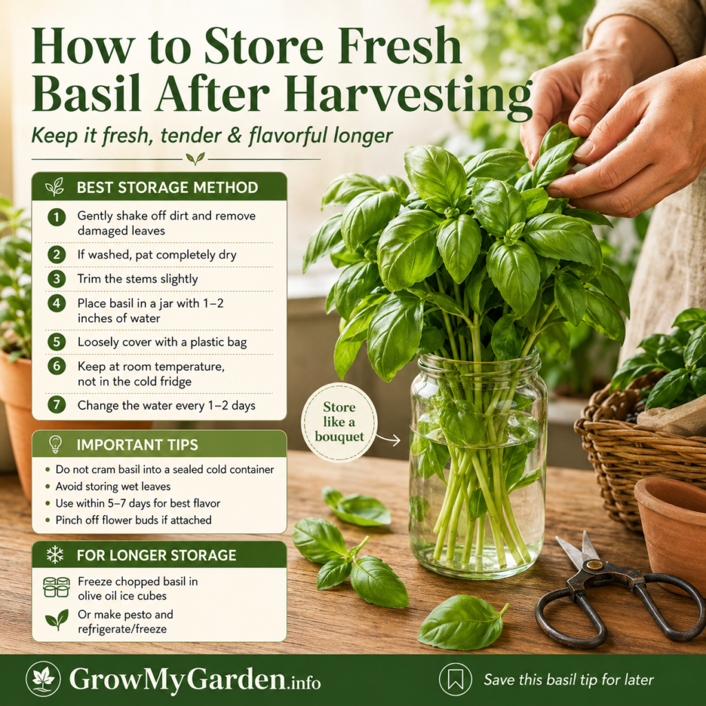 How to Store Fresh Basil After Harvesting