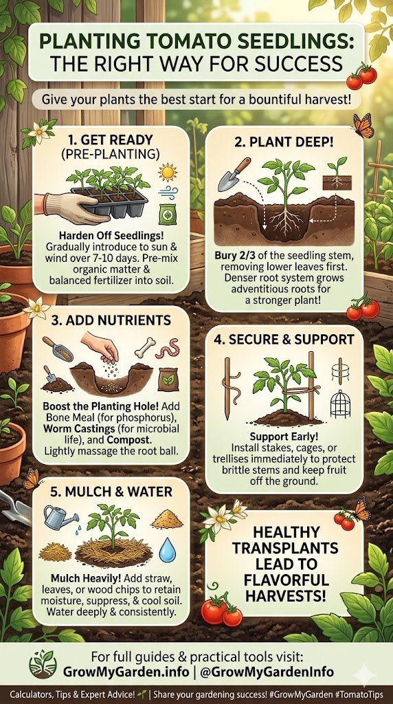 Planting Your Tomato Seedling the Right Way