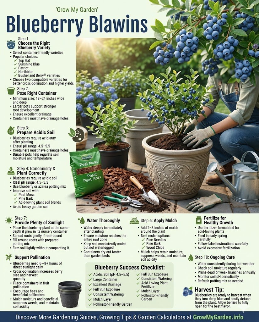Step-by-Step: Planting Blueberries in Containers