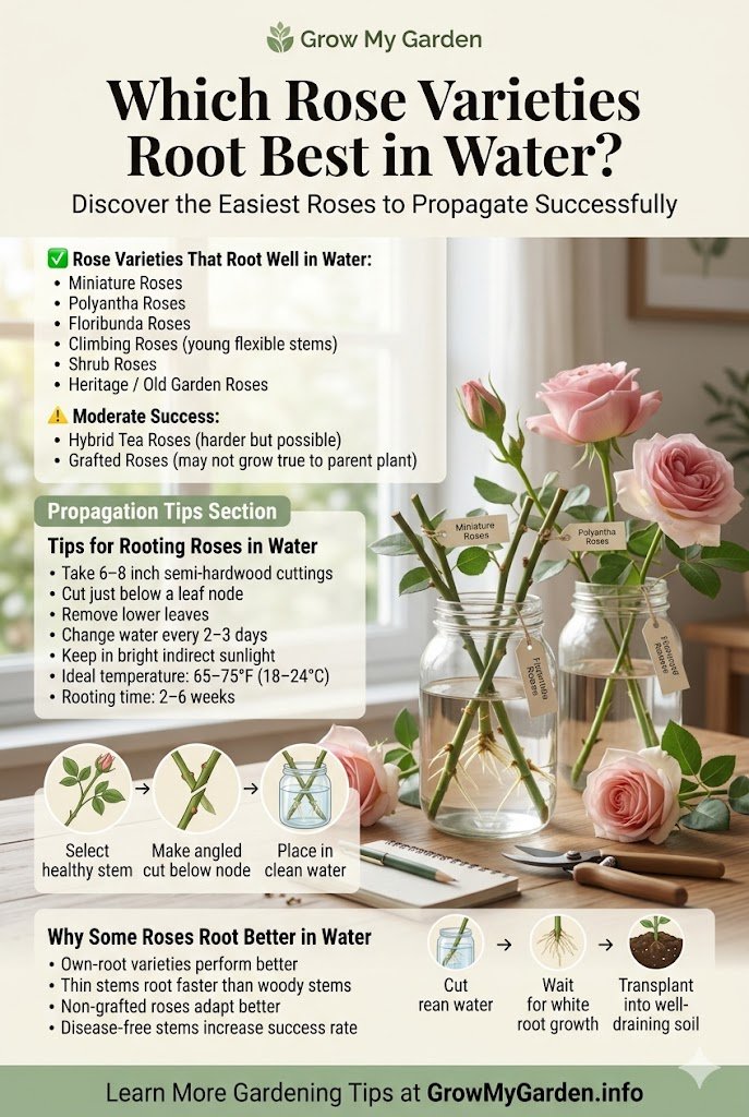 Which Rose Varieties Root Best in Water