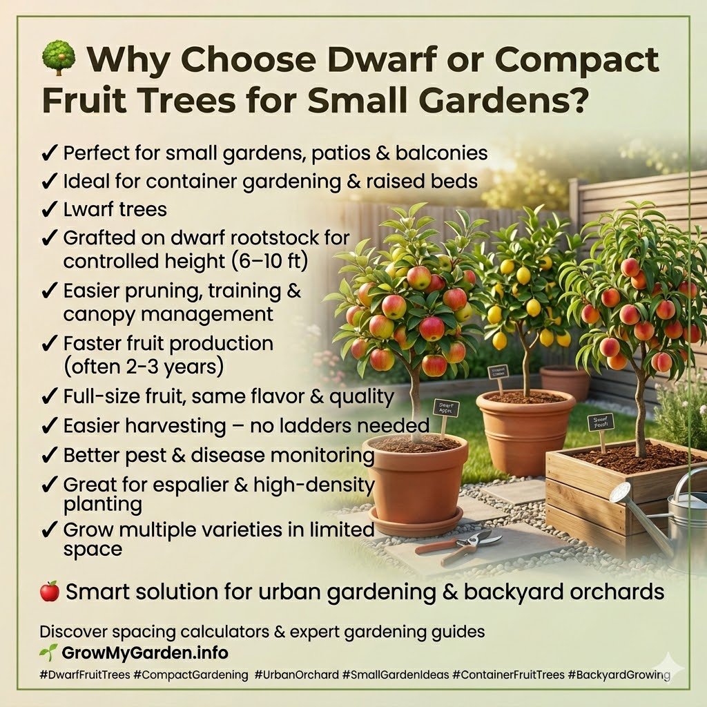 Why Choose Dwarf or Compact Fruit Trees for Small Gardens