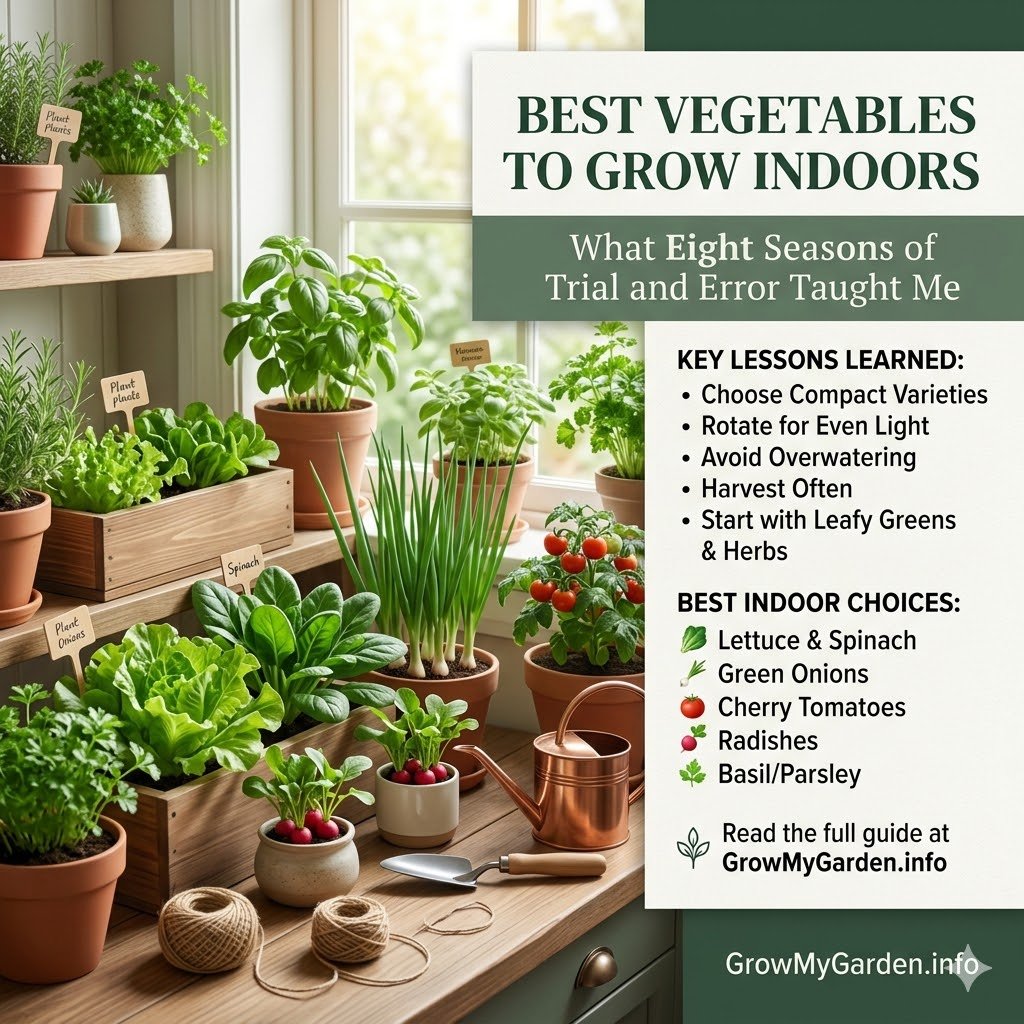 Best Vegetables to Grow Indoors: What Eight Seasons of Trial and Error Taught Me