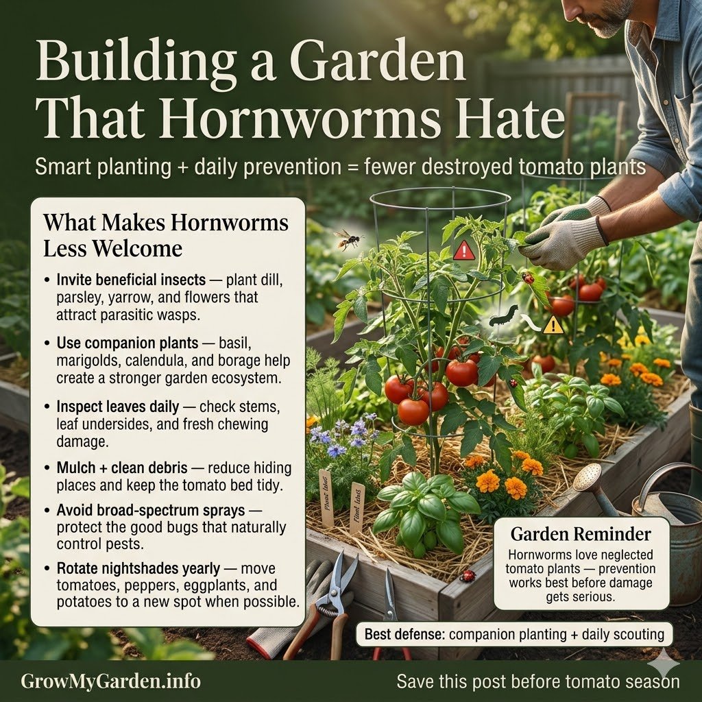 Building a Garden That Hornworms Hate
