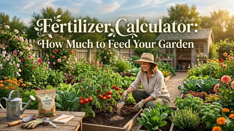 Fertilizer Calculator: How Much to Feed Your Garden