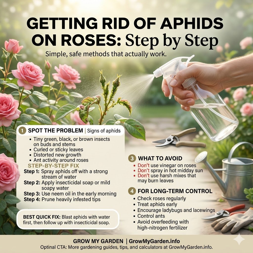 Getting Rid of Aphids on Roses: Step by Step