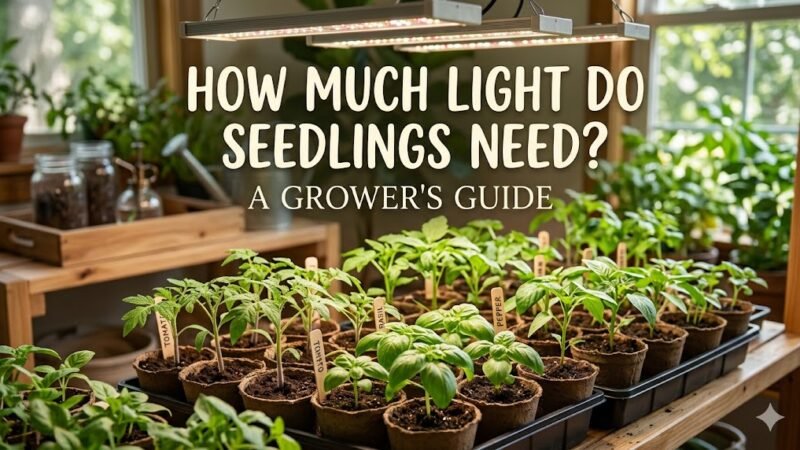 How Much Light Do Seedlings Need? A Grower's Guide