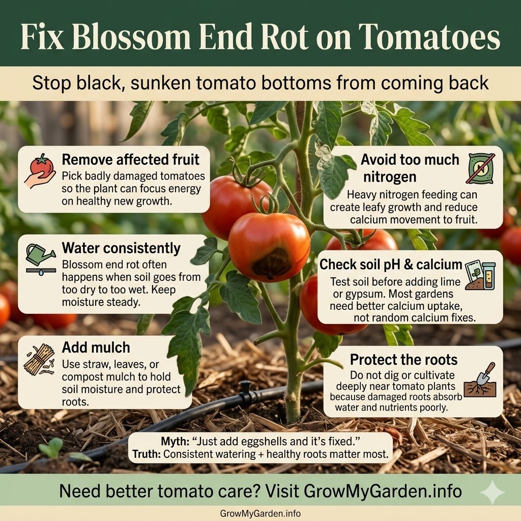 How to Fix Blossom End Rot on Tomatoes (and Stop It Coming Back)