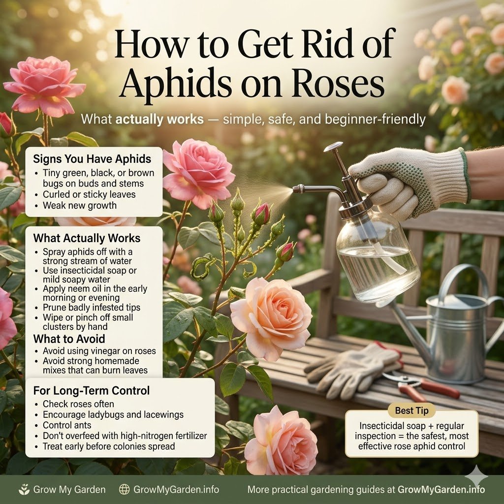 How to Get Rid of Aphids on Roses (What Actually Works, From Someone Who's Been There)