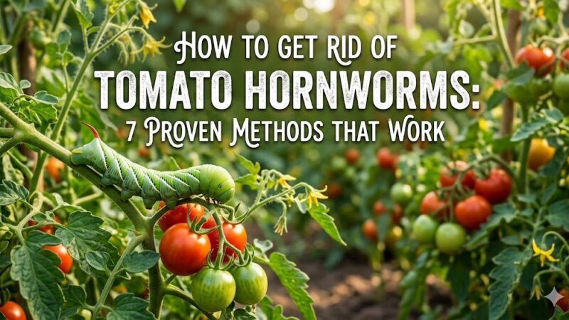How to Get Rid of Tomato Hornworms: 7 Proven Methods That Work