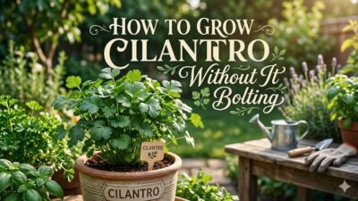 How to Grow Cilantro Without It Bolting (7 Steps)