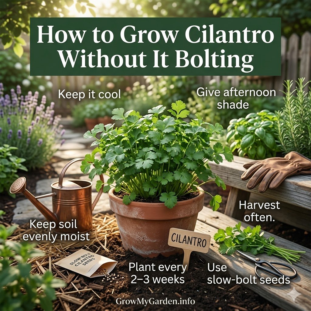 How to Grow Cilantro Without It Bolting