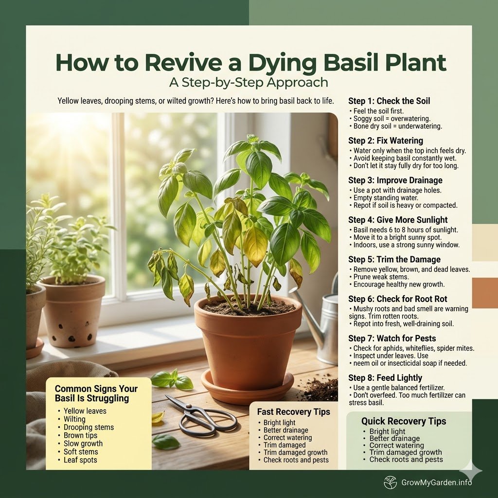 How to Revive a Dying Basil Plant: A Step-by-Step Approach