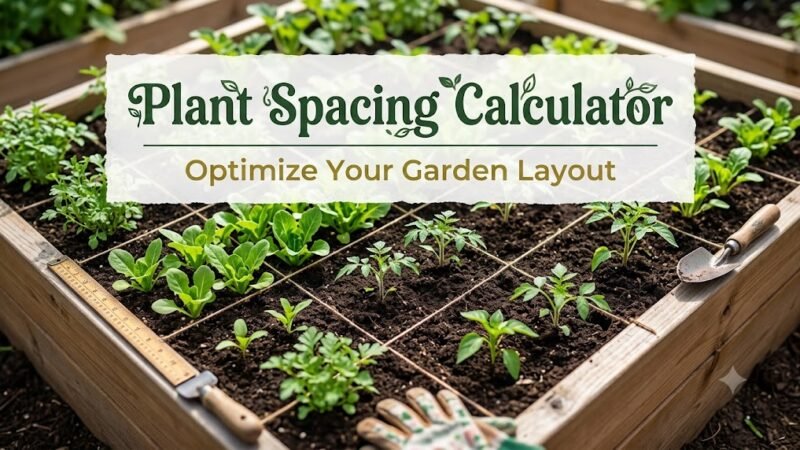 Plant Spacing Calculator – Optimize Your Garden Layout