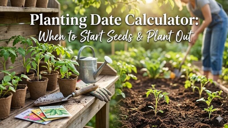 Planting Date Calculator: When to Start Seeds & Plant Out