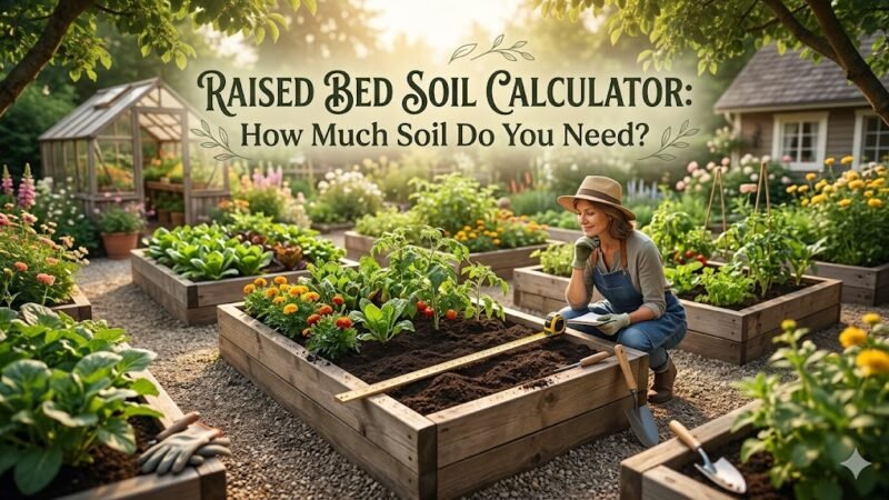 Raised Bed Soil Calculator: How Much Soil Do You Need?